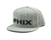 PHIX Snapback Hat Grey