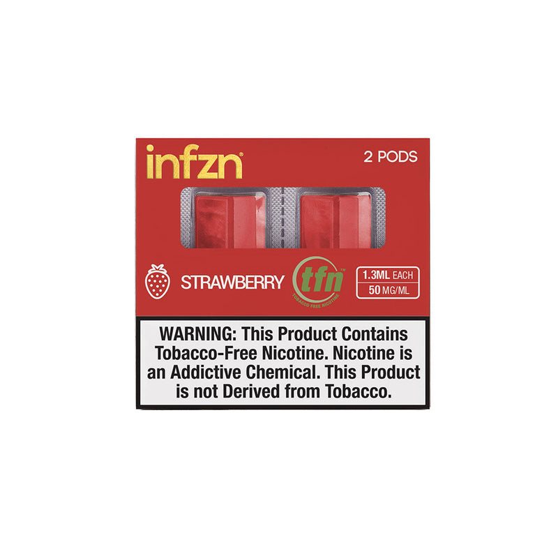 INFZN Tobacco-Free Nicotine Disposable 2 Pod Pack Strawberry
